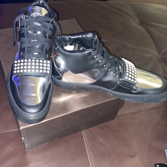 Brand New Limited Edition Gucci Mid Top Sneakers Men’s Size 11.5 - Picture 8 of 13